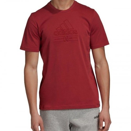 Adidas GD3847 BORDO Erkek T-shirt 