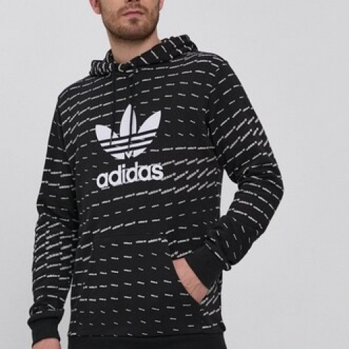 Adidas Erkek Kapüşonlu siyah Sweatshirt H13492