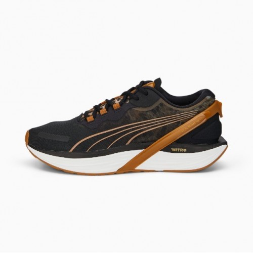 PUMA RUN XX NİTRO SAFARİ GLAM 37735001 SİYAH KADIN SPOR AYAKKABI B-20