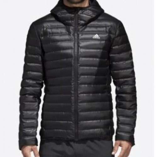 Adidas Terrex Varilite Down Full Zip Hooded SİYAH Erkek Mont BQ7782