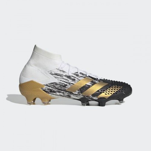 adidas Predator Mutator 20.1 ERKEK Çim Saha Kramponu - Beyaz FW9186 P-39