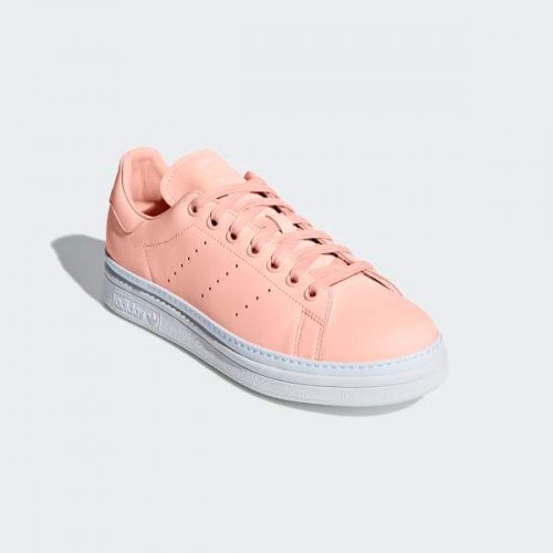 adidas Stan Smith New Bold KADIN AYAKKABI  B37361 PEMBE (B-87)