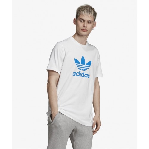 adidas ORIGINALS Tee Trefoil Pria Putih FK1354 BEYAZ UNISEX TSHİRT