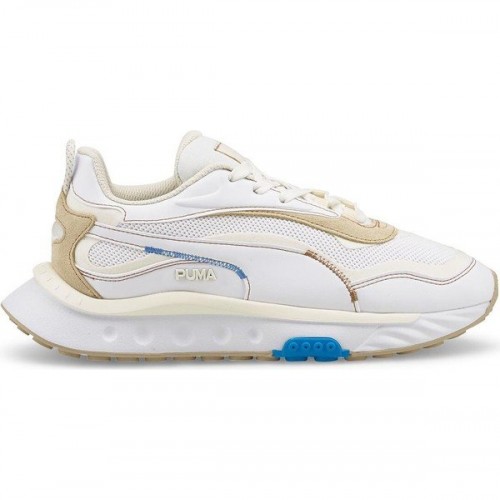 PUMA WİLD RİDER UNFOLD INFUSE WNS KADIN KREM SPOR AYAKKABI 38405001 B-13