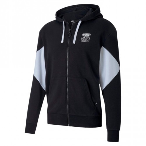 Puma 583497-01 Rebel Hoodie Mens Full Zip ERKEK SWEATSHİRT SİYAH