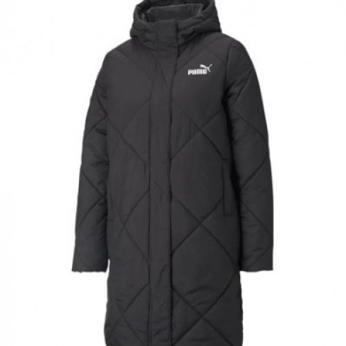 PUMA ESS PADDED COAT SİYAH KADIN MONT 58765001 