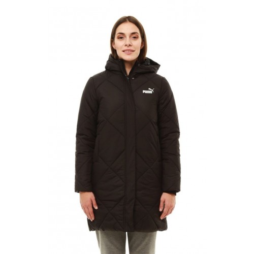 PUMA ESS PADDED COAT SİYAH KADIN MONT 58765001 