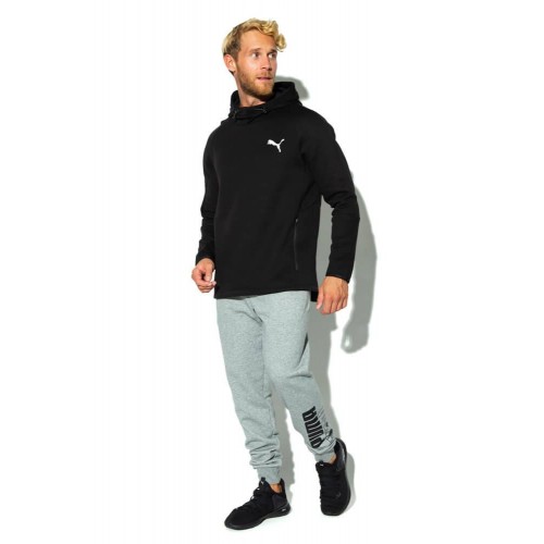 Puma Evostrıpe Hoodie Erkek Siyah Sweatshirt - 58942201 