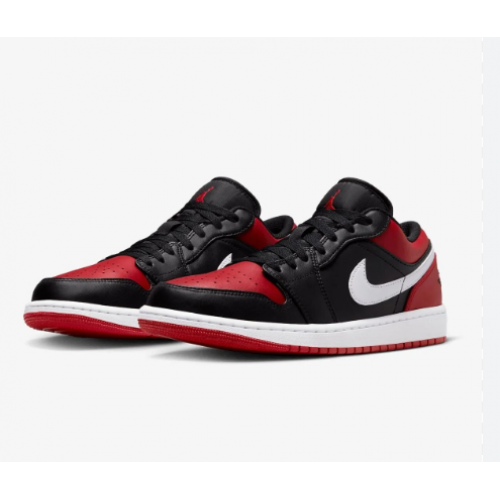 NIKE AIR JORDAN 1 LOW SİYAH UNISEX SPOR AYAKKABI 553558066 B-72